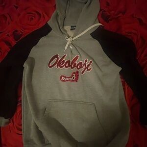 Gray and Black Men's Hoodie